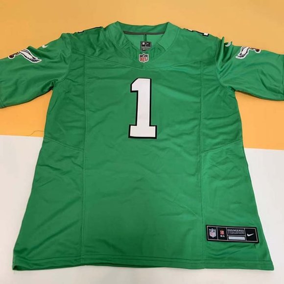 Philadelphia Eagles Jalen Hurts #1 Green Jersey